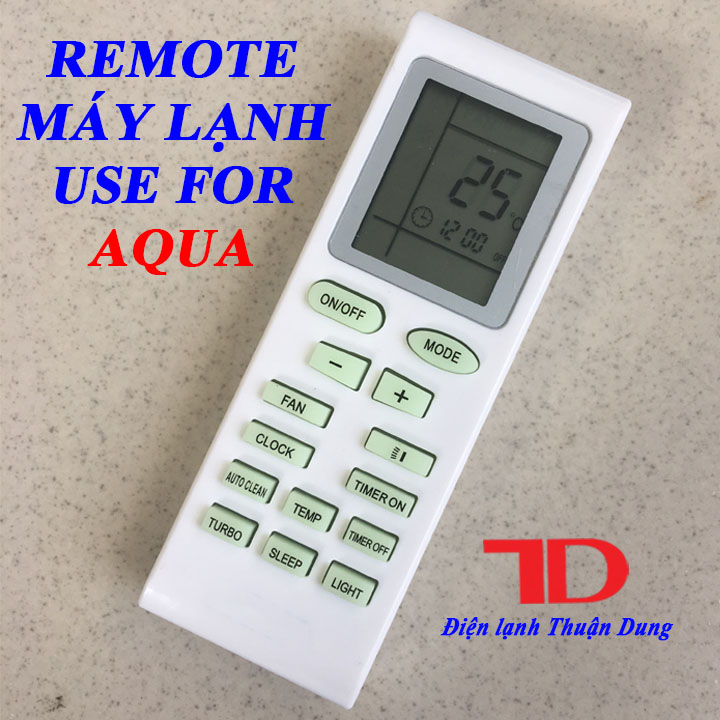 Remote, điều khiển dùng cho máy lạnh AQUA  - Điện Lạnh Thuận Dung