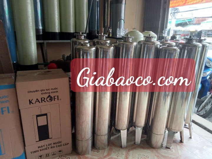 Vỏ Cột Lọc  Nước Inox 304 : Phi 220mm  Và Phi 250mm- ĐƠN GIÁ / 1 CỘT