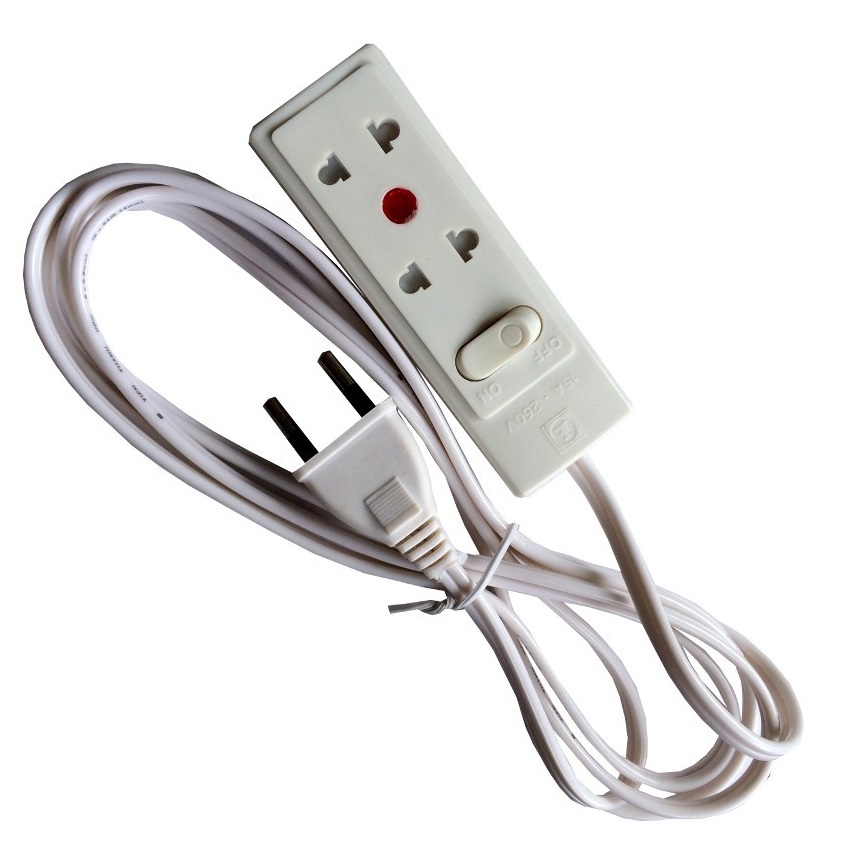 Ổ cắm điện mini Du Lịch 2.5 mét 2000W 15A