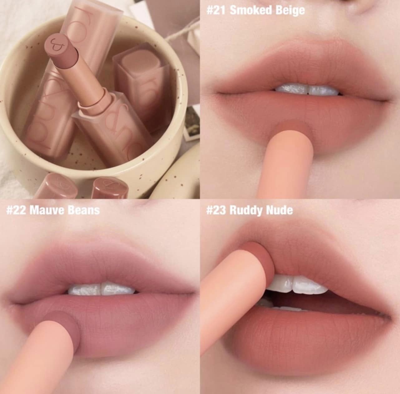Son Thỏi Lì, Lên Màu Siêu Xinh Romand Zero Matte Lipstick 3g
