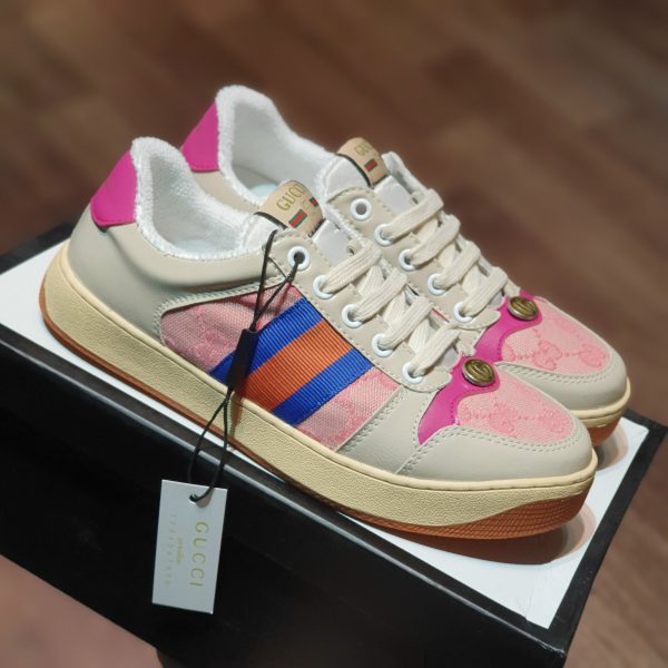 Giày nữ Sneaker Guccci Screener leather ( GC hải tú)