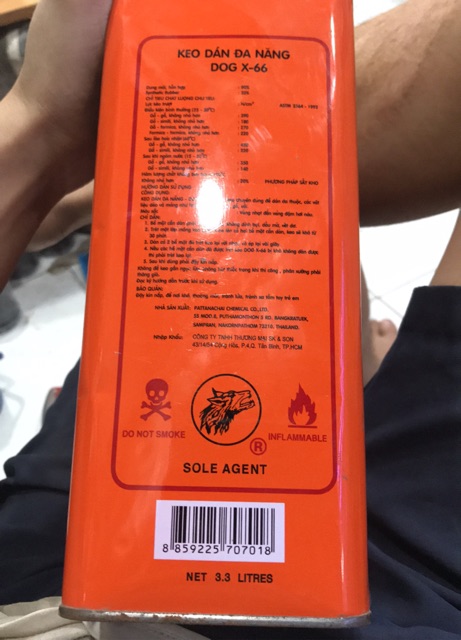 Keo con chó X-66 (33 lít)