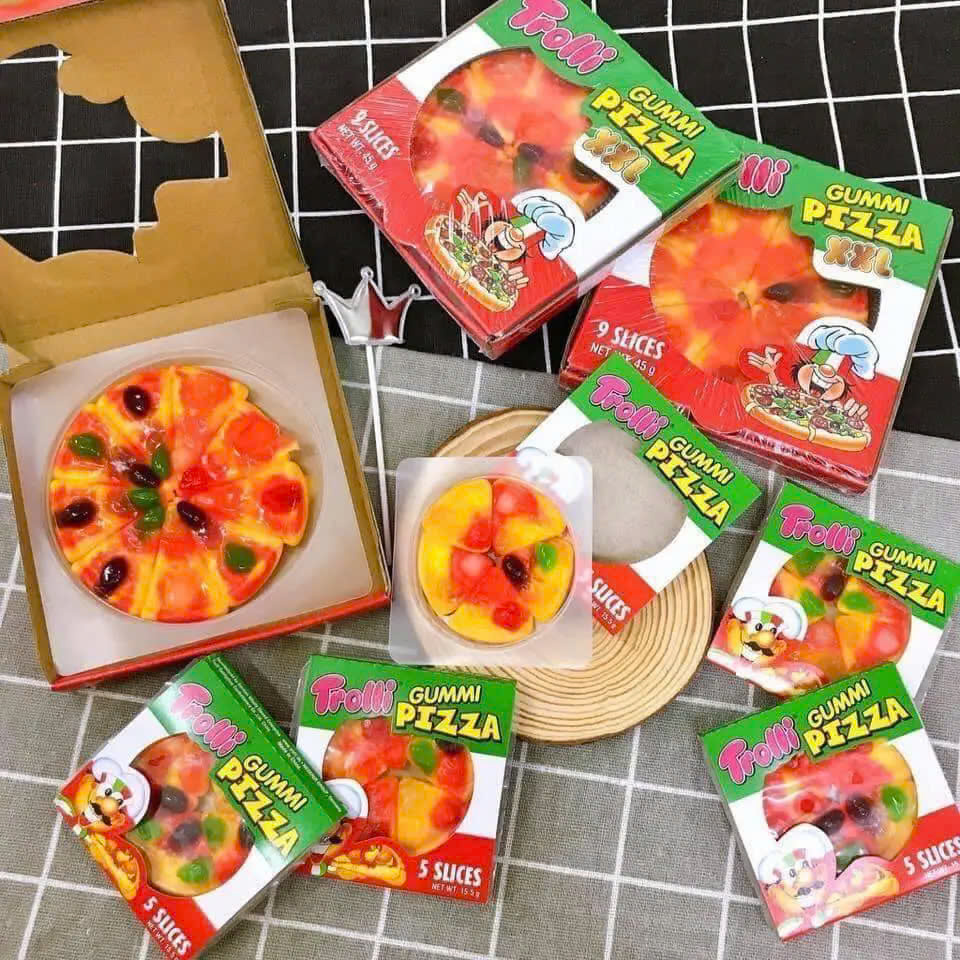 Kẹo Dẻo Trái Cây Pizza Trolli Gummi