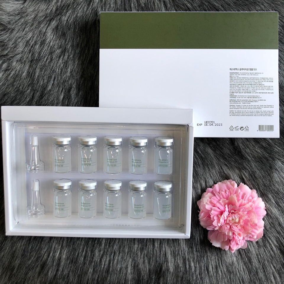 [Hoàn Tiền 8%]Tế Bào Gốc Truyền Trắng Esthepro chính hãng ( Hộp 10 lọ)