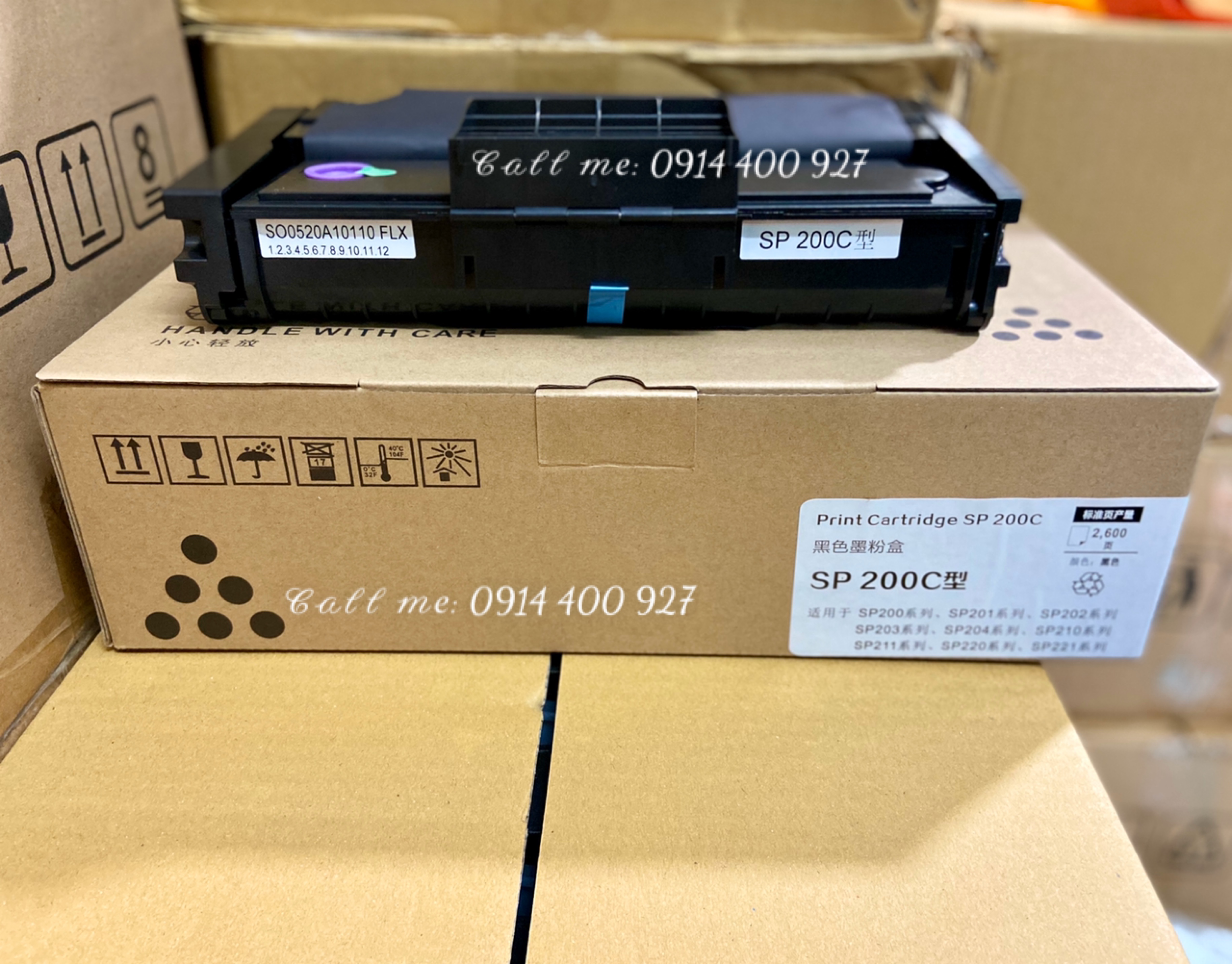 hộp mực ricoh SP200 dùng cho máy in Ricoh SP 200/ 201/ 200S/ 202SN/ 203SF/ 203SFN/ 210/ 210SU/ 212SFNw/ 212SFw