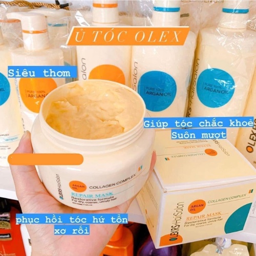 Kem Ủ Tóc Phục Hồi Olexrs Argan Oil Collagen Complex
