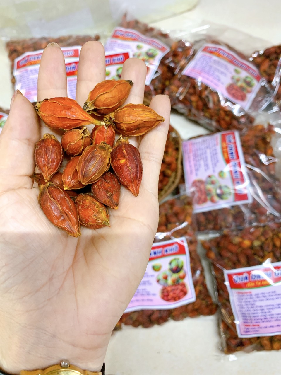 Quả dành dành (quả chi tử) sấy khô