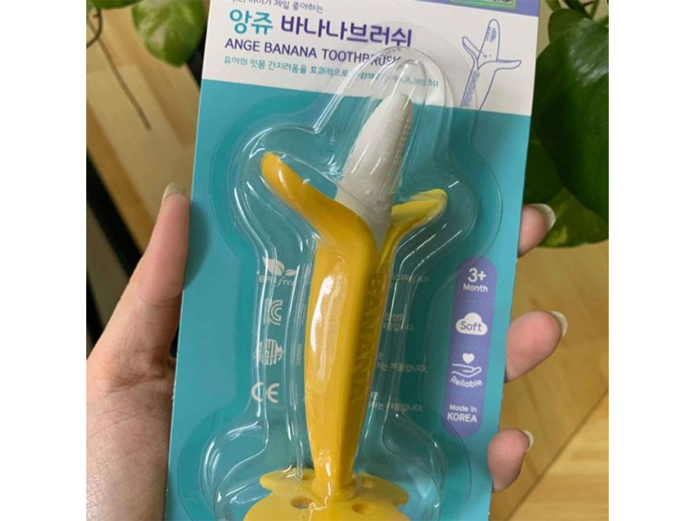 Ngậm nướu Ange hình quả chuối AG044