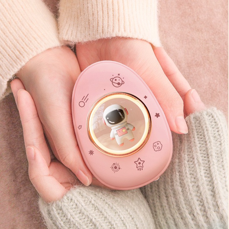 Máy sưởi cầm tay mini kiêm sạc dự phòng 5000mAH Phi hành gia Warm-up kho báu Tính phí kho báu 2 trong 1
