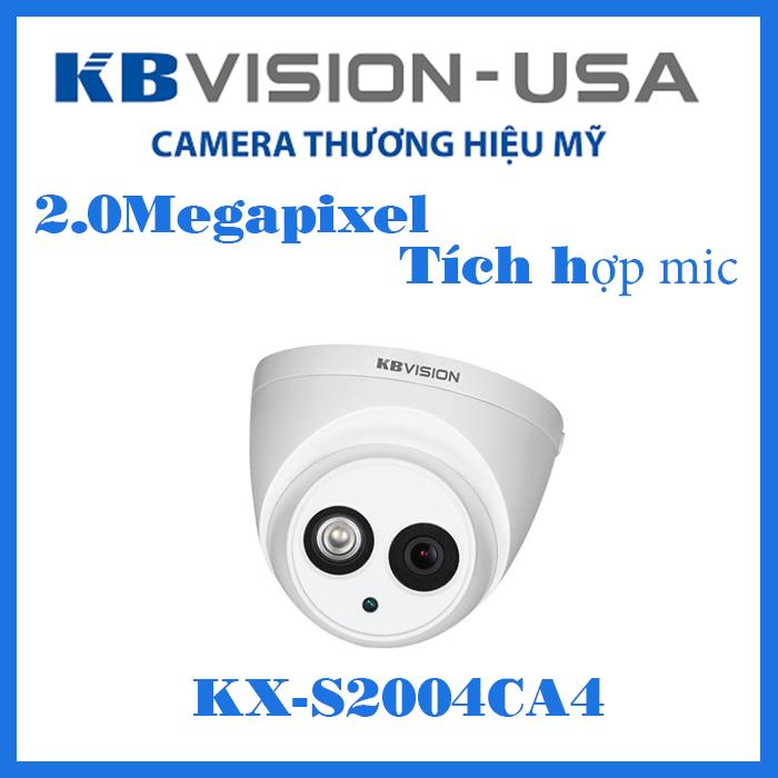 Camera Dome hồng ngoại 2.0 Mp KBVISION KX-S2004CA4