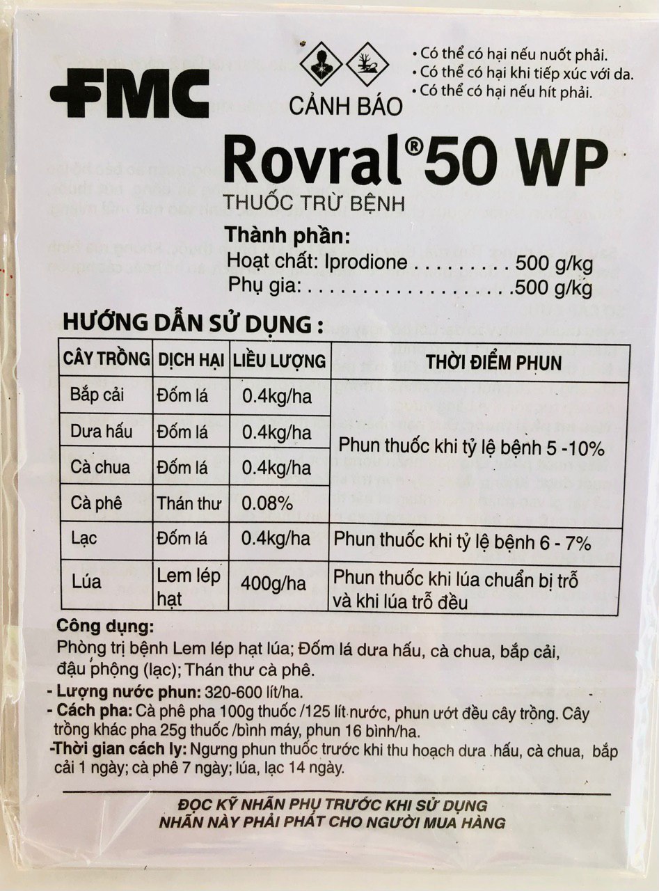 Thuốc trừ bệnh Rovral 50WP