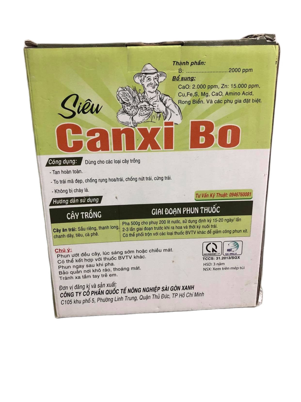 [HCM]SIÊU CANXI BO