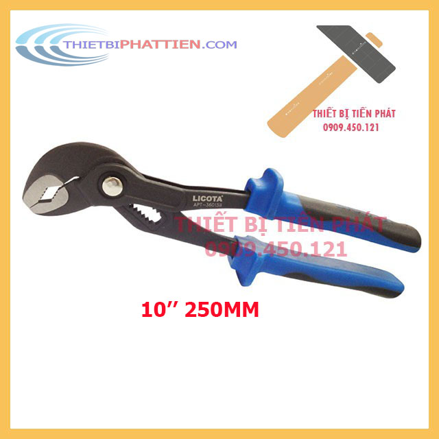 Kềm, kìm 5 lỗ mỏ quạ 10" , 12'' licota cao cấp thép cr-v mã apt-36013b chính hãng