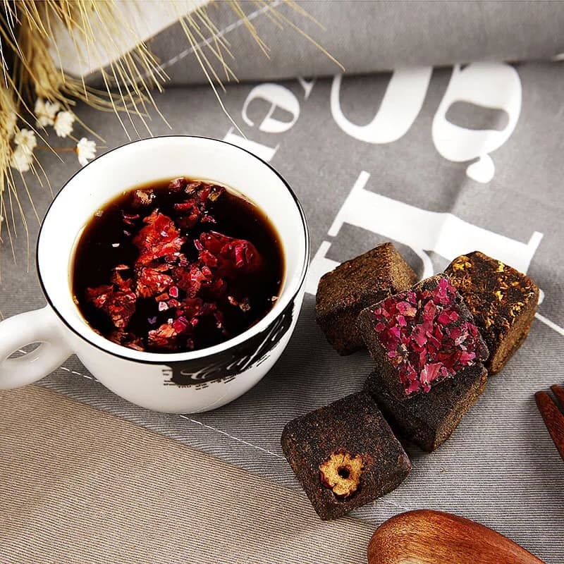 1 Viên Trà Đường Nâu Táo Đỏ Thơm Ngon-Đồ ăn vặt