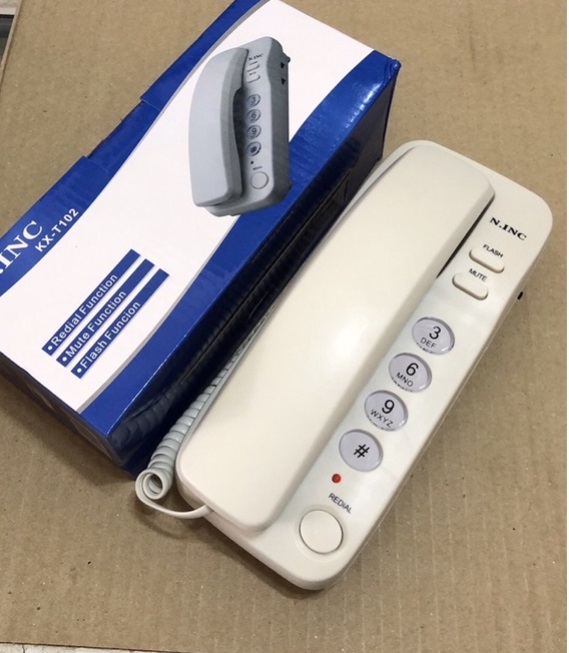 Điện thoại bàn n.inc kt-t102 màu trắng
