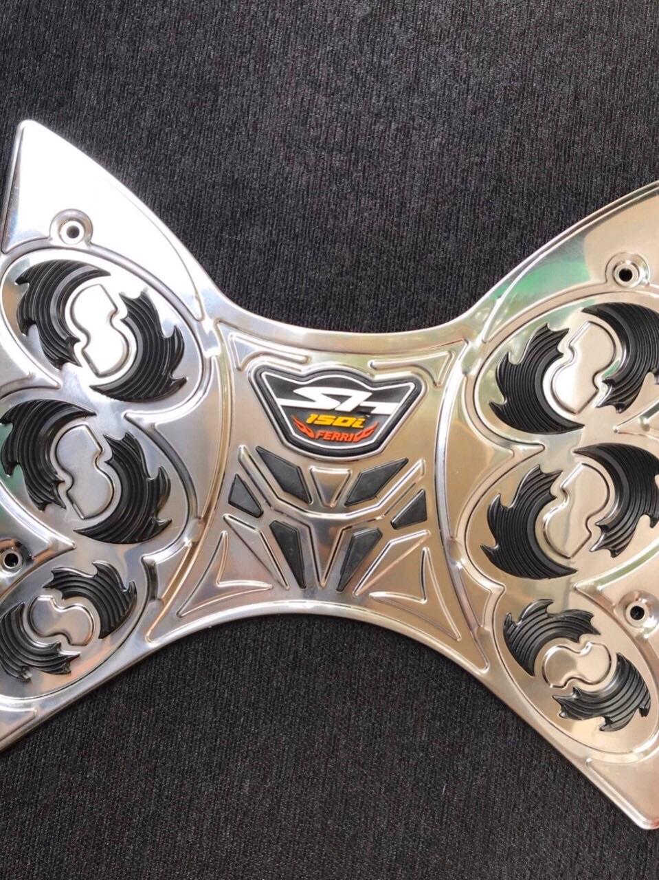 SH 2017-2019 stainless steel foot mat for sh-, adjustable thickness for foot mat sh 2017-2019-stainless steel soft and non-slip rubber foot mat, with stainless steel screws