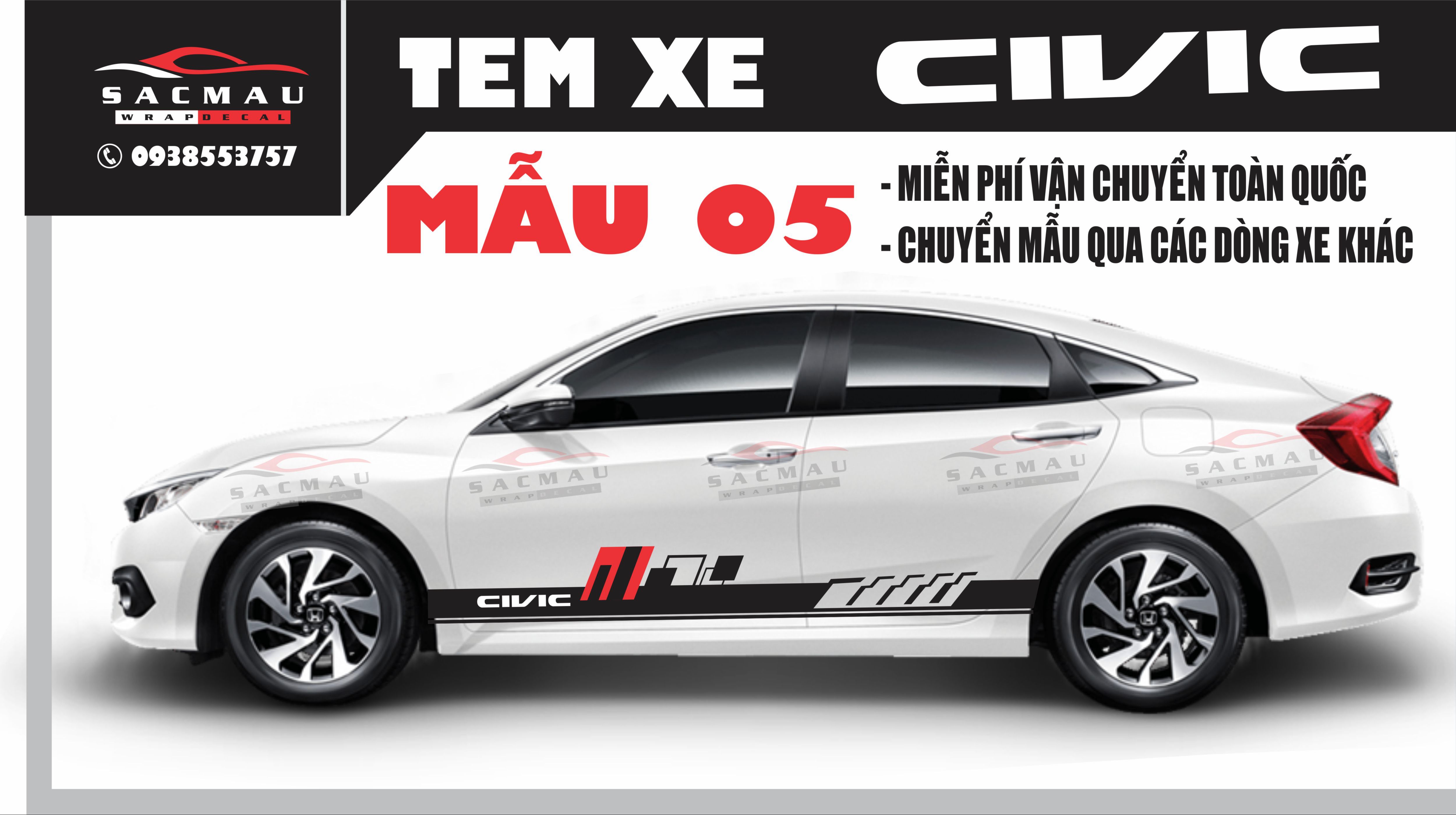 TEM XE HONDA CIVIC