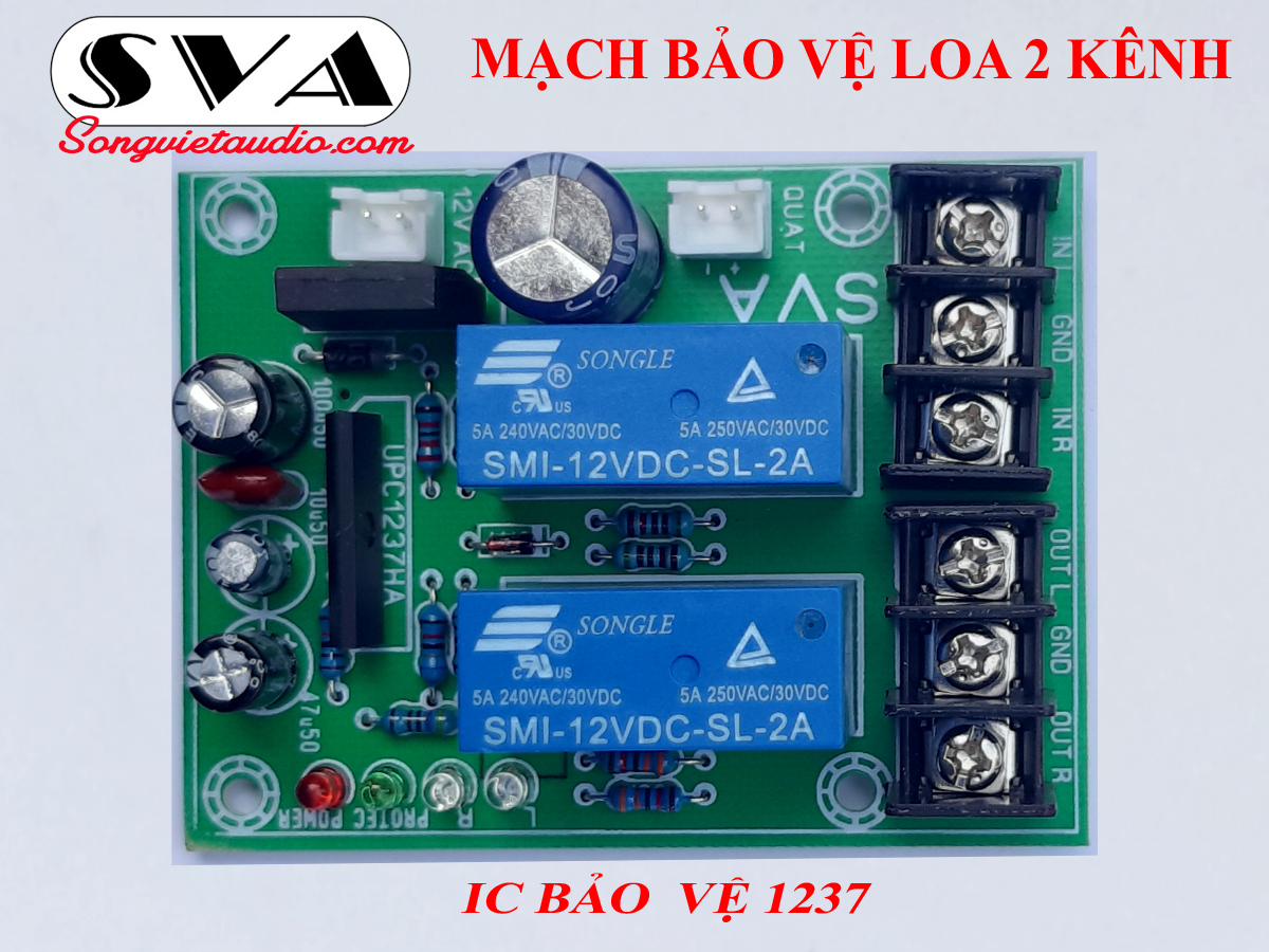 MẠCH BẢO VỆ LOA MẪU MỚI - 1 MẠCH