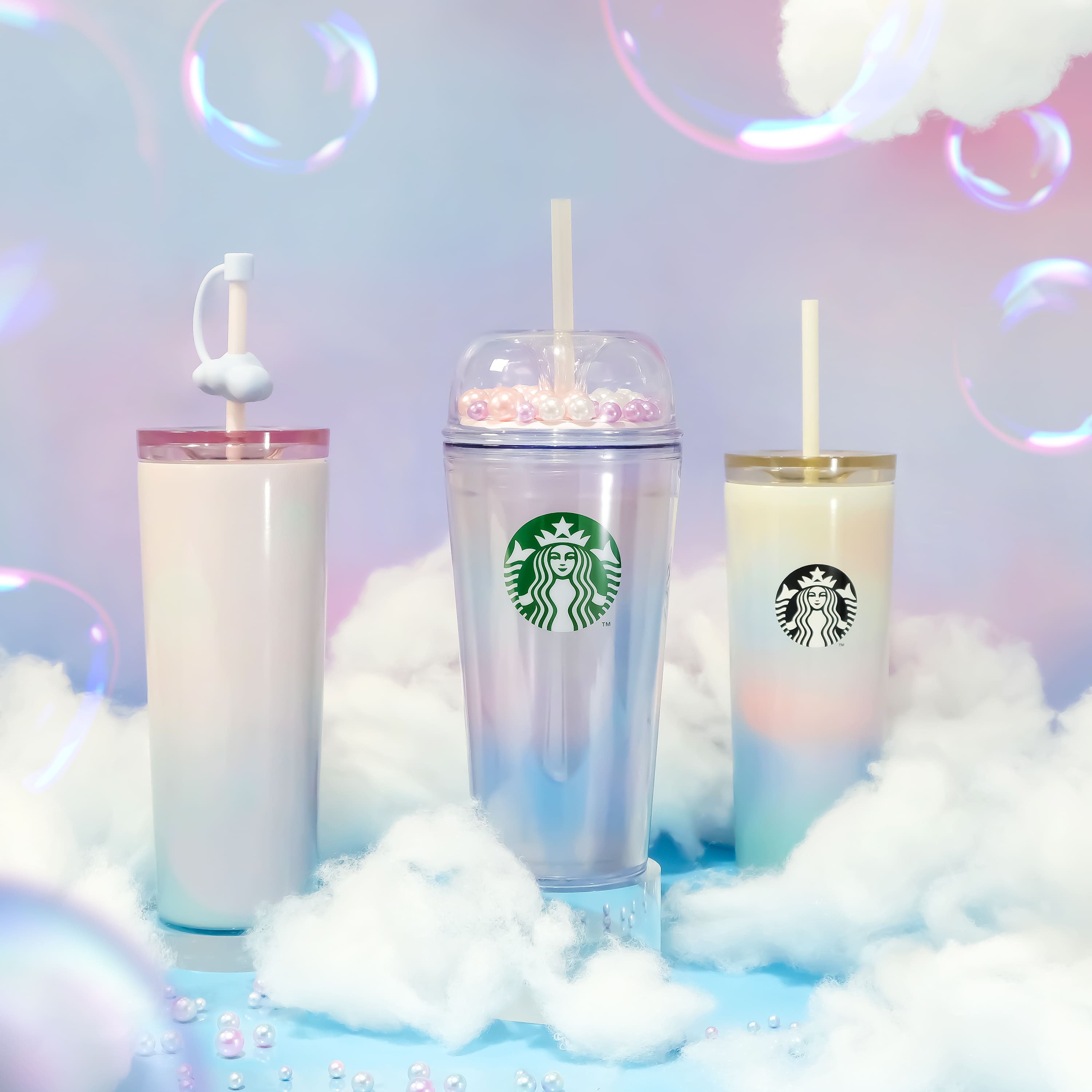 Bình Cold Cup Starbucks Giữ Nhiệt 16Oz (473ml) VENUS GRADIENT COTTON CANDY WM