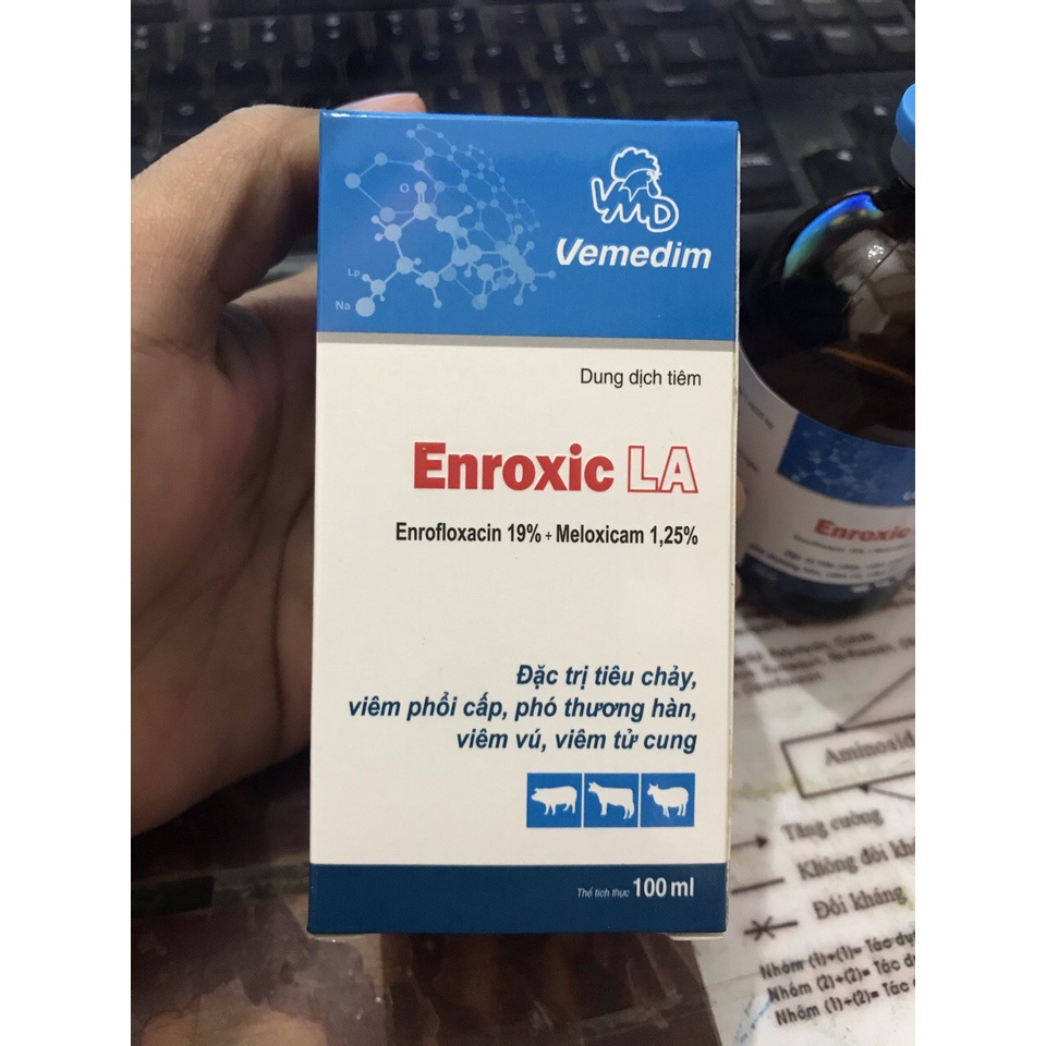 ENROXIC 20% LA 100ml- đặc tr ịtiêu chảy nặng cho heo con