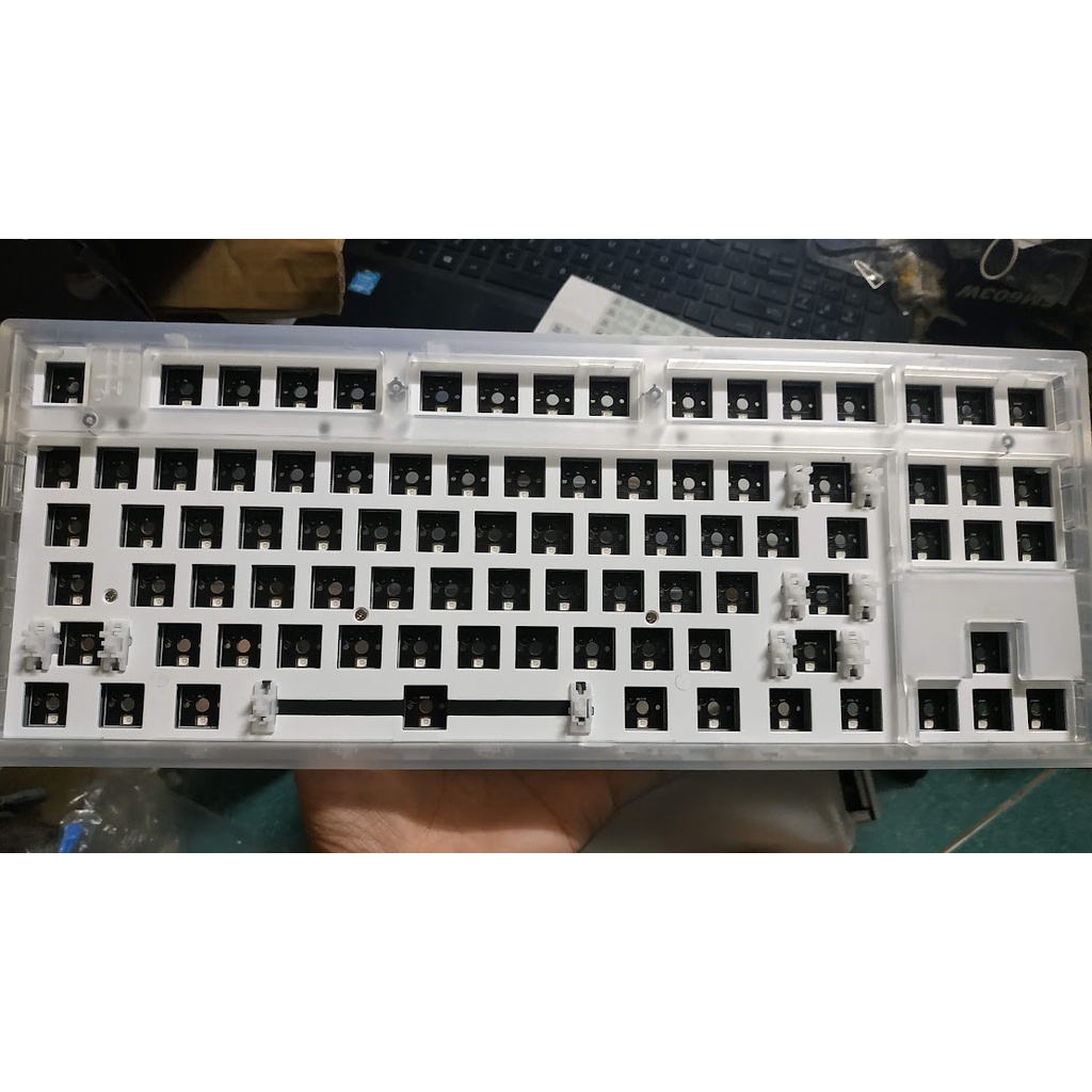 Bộ KIT bàn phím cơ FL-Esports MK870 RGB - Mạch xuôi - Sẵn foam - Hàng chính hãng