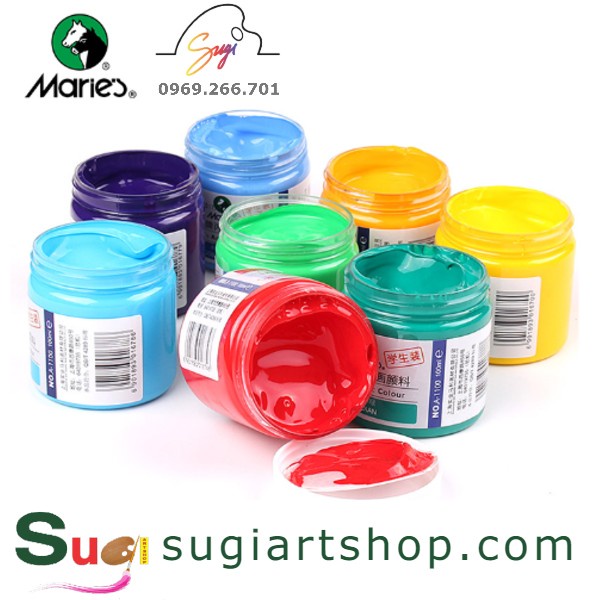 Màu Vẽ Acrylic Maries 100ml, acrylic MARIE'S 100ml