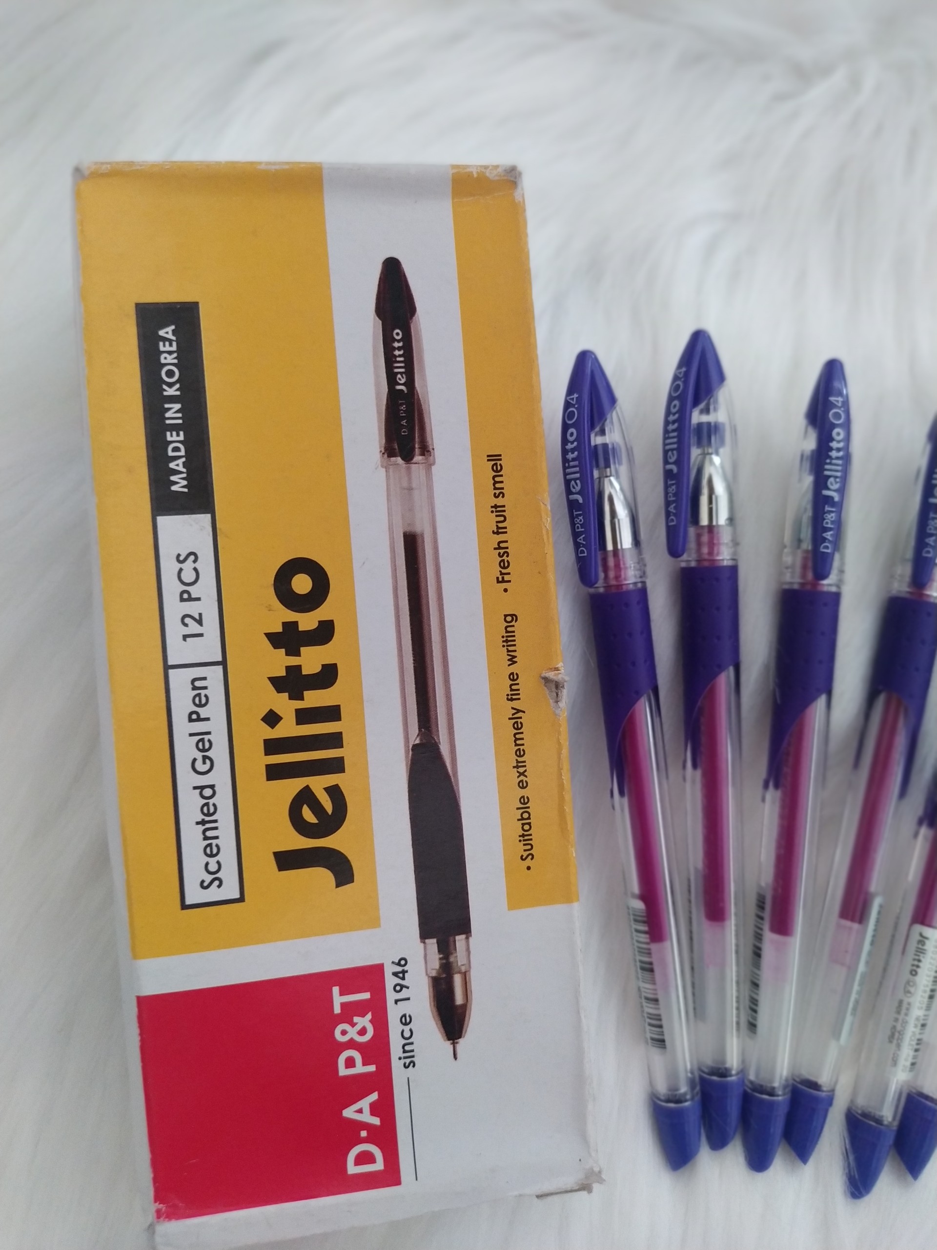Bút Gel Jellitto 0.4mm D-A P&T ( Xuất xứ Hàn Quốc )