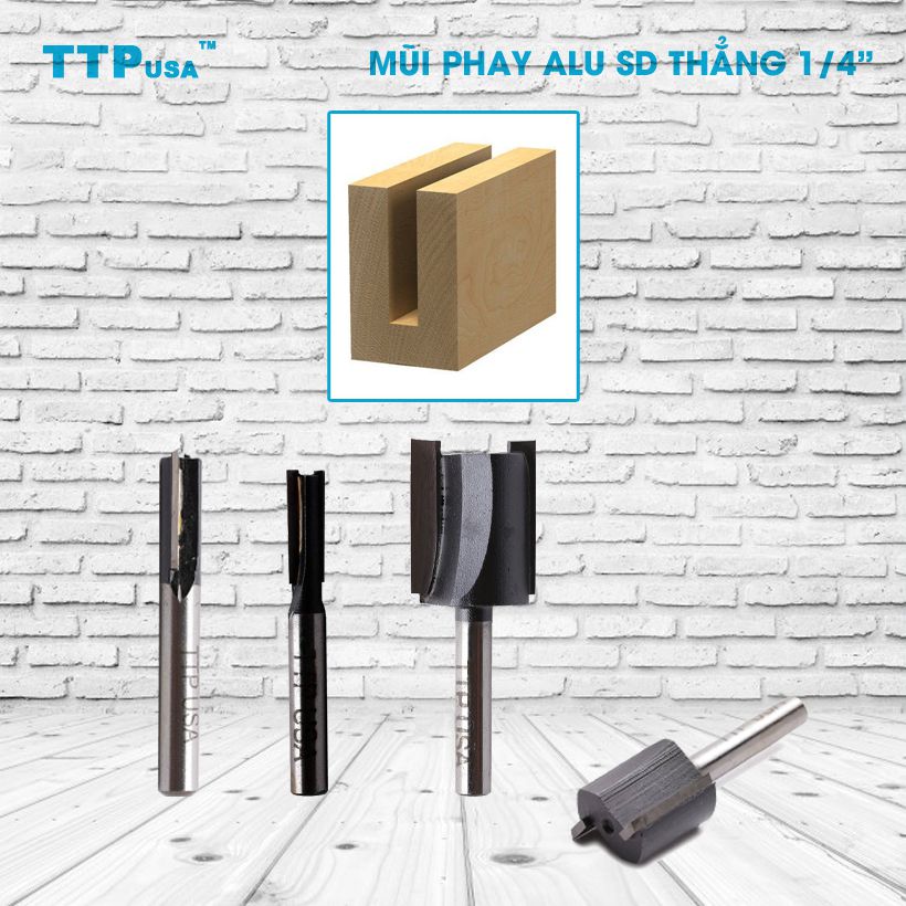 Mũi Phay Thẳng 6.35mm TTPusa