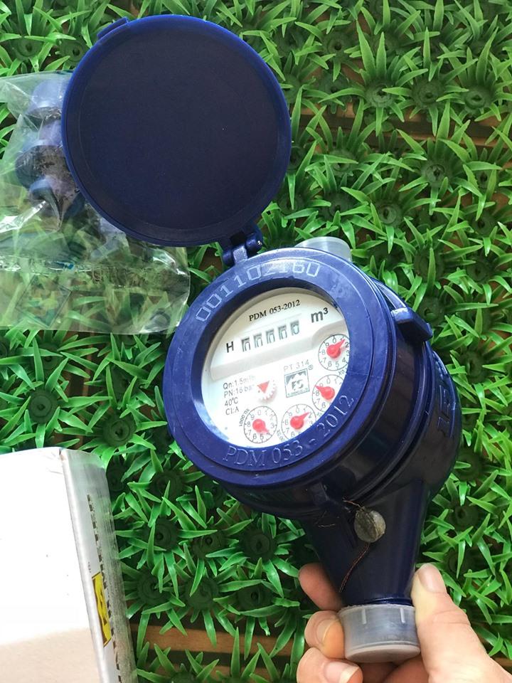 Đồng hồ đo lưu lượng nước Phú Thịnh PT314(có giấy kiểm định)