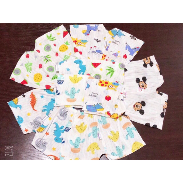 Combo 10 quần chục đùi  cotton giấy (KÈM QUÀ TẶNG)