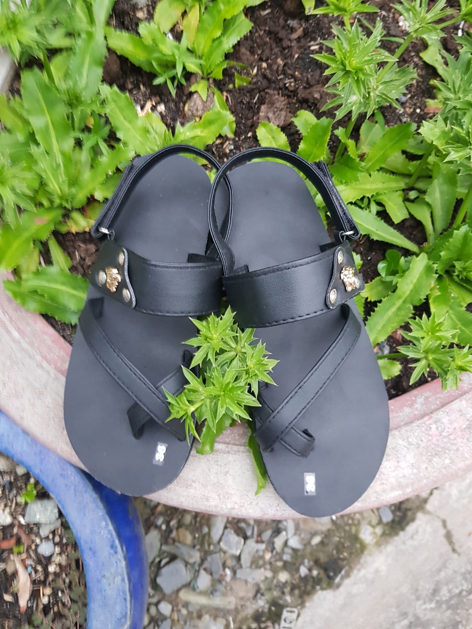 thới giới sandal dép xăng đan đen nam nữ
