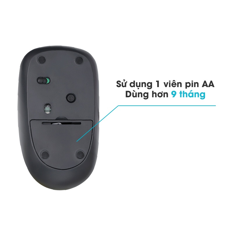 Chuột Không dây Bluetooth Rapoo T200 Đen xám ( Like New )