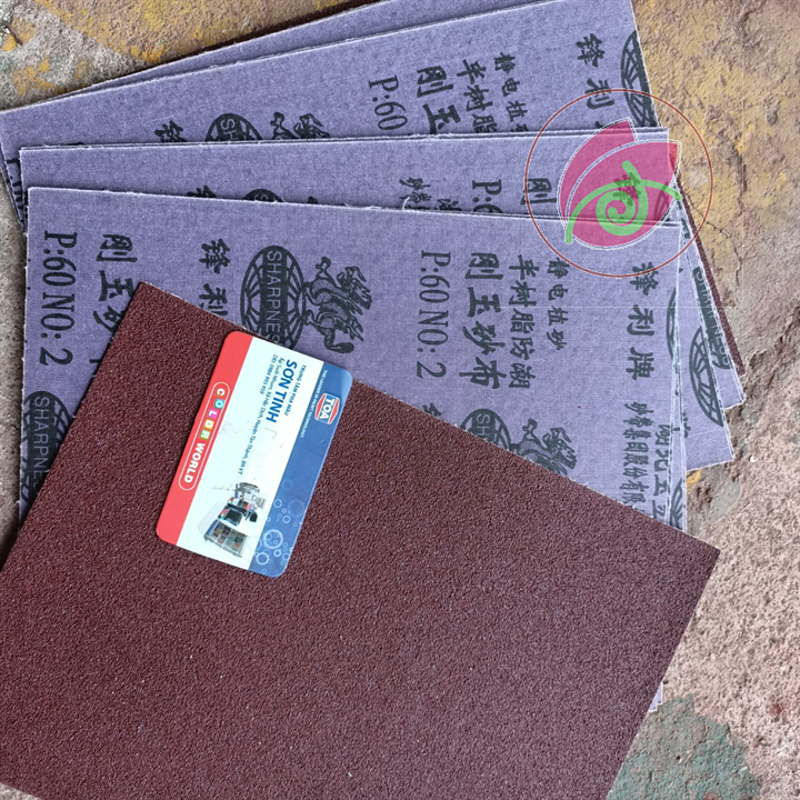 Nhám vải tấm P36 , P60 , P100
