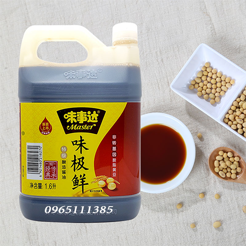 Xì Dầu Master 1,6 Lít_Nội Địa TQ✅ ✅