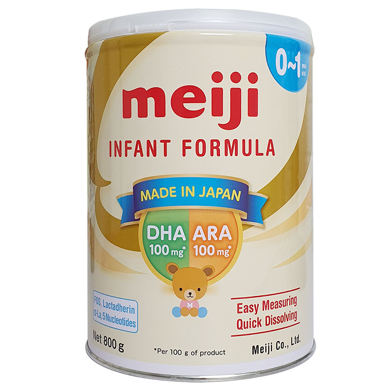 Sữa Meiji Số 0/3 Nhập Khẩu 800g (Mẫu Mới, Date 2023)
