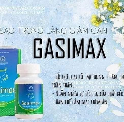 [Chính hãng] VIÊN UỐNG GIẢM CÂN, ĐẸP DÁNG GASIMAX