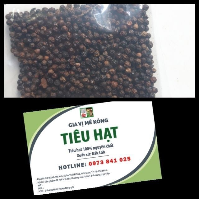 200gr tiêu Hạt Đaklac