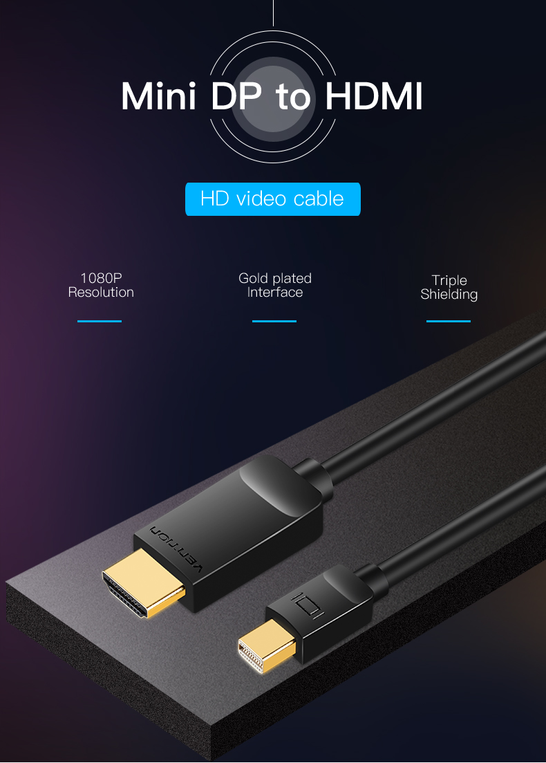 Cáp Mini Displayport To Hdmi - Thương Hiệu Vention