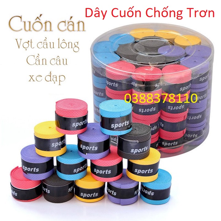 Dây Cuốn Cán Cần Câu, Cuốn Cán Vợt Cầu Lông, Xe Đạp PK Sports Chống Trượt Thấm Mồ Hôi - PKDCC1