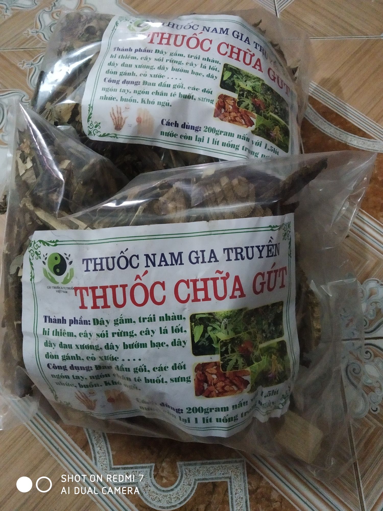 2kg thuoc nam dac tri gút
