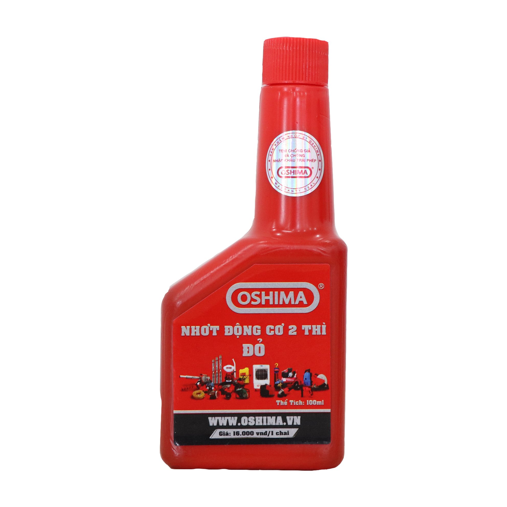 Nhớt Oshima chai 100ml cho động cơ nổ 2 thì