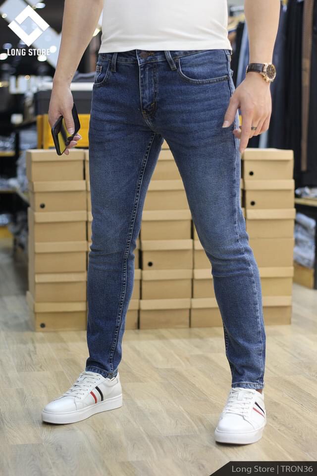[HCM]Quần jean dài vải giản ôm cao cấp HT53
