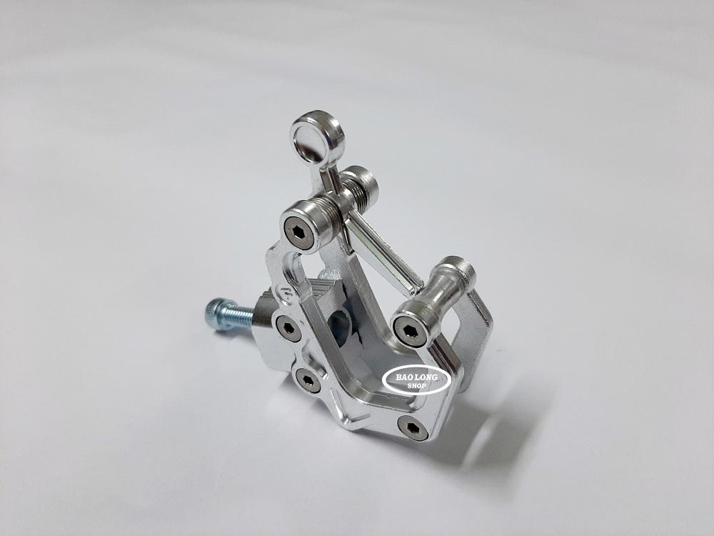 Móc Ốc Sên CNC gắn mọi loại Xe Máy (màu Bạc)