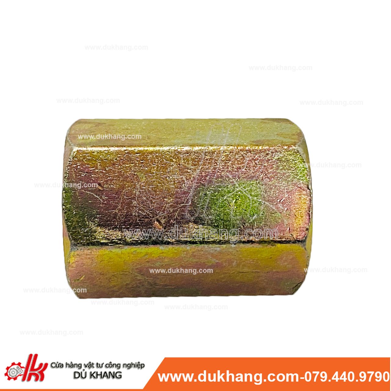 Nối hai đầu ren trong sắt thủy lực