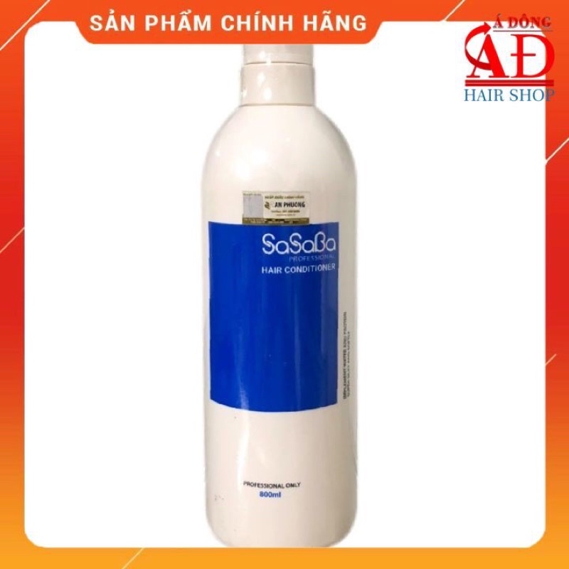 Cặp dầu gội và xả hoàn hình sasaba siêu phục hồi tóc mẫu mới
