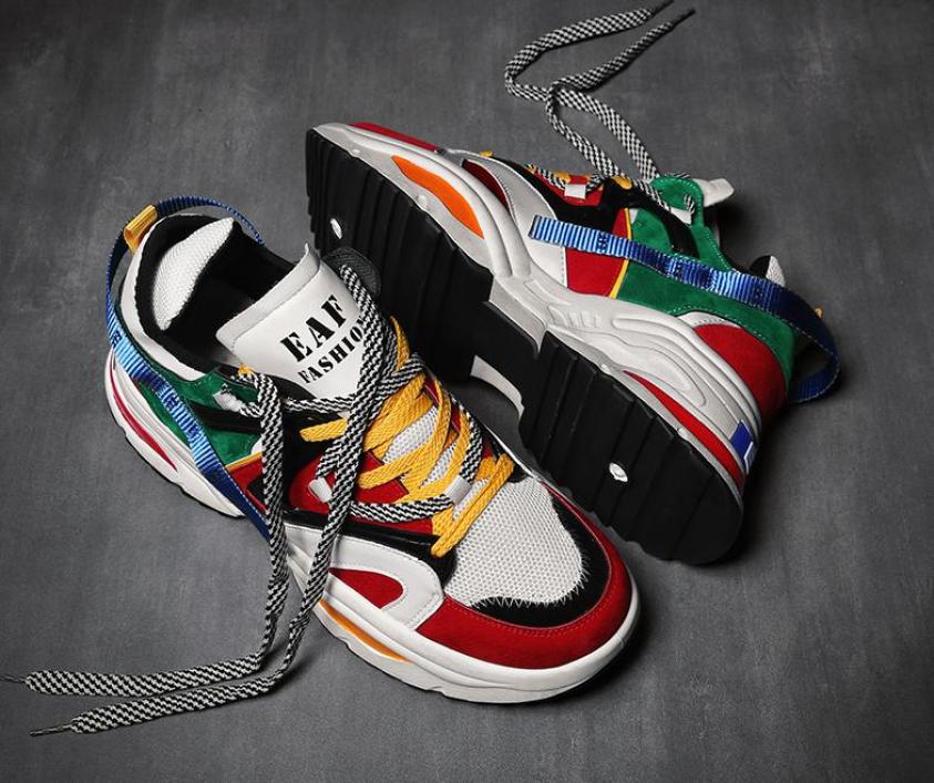 Giày thể thao sneaker nam D65 đường may tinh tế, êm và ôm chân, đế cao su dày dặn, phong cách trẻ trung thời trang giá rẻ