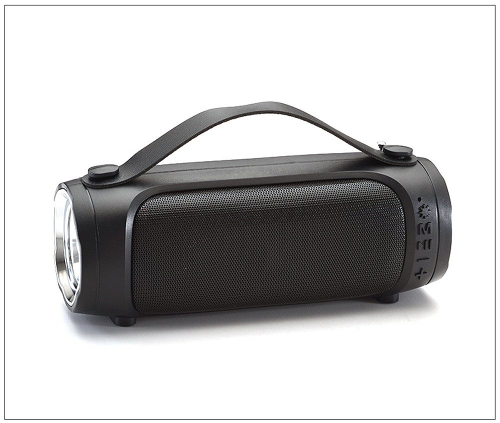 Loa bluetooth NS S8A có đèn pin, sạc được bằng năng lượng mặt trời
