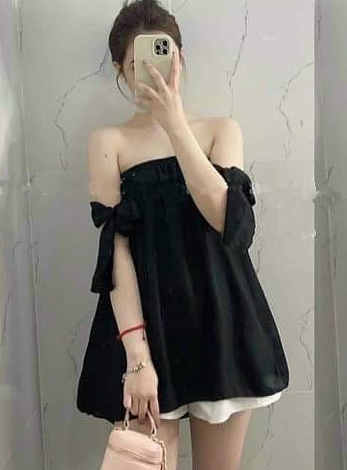 Áo kiểu nữ trễ vai phom đẹp cực kì hot M98.