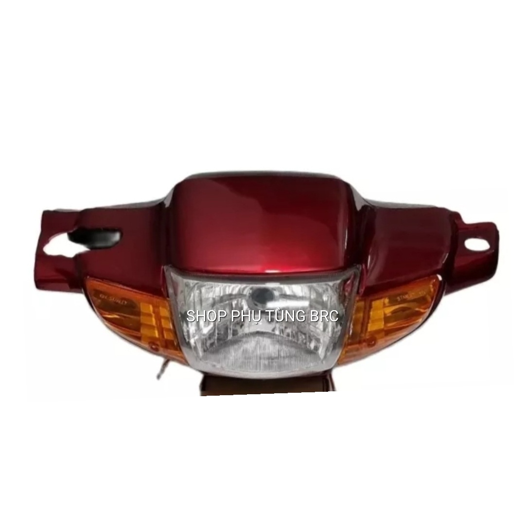 [ Bánh dĩa ] Bộ đầu đèn Wave Thái 110 xe bánh dĩa ( Hàng sơn Nano chuẩn )