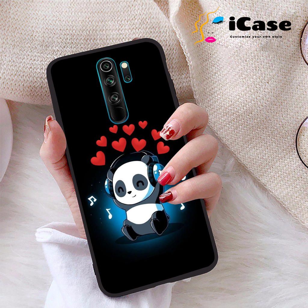 Ốp lưng Xiaomi Redmi Note 8 Pro viền dẻo TPU BST Panda